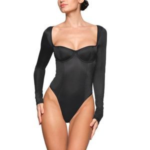 Skims Glissenette Long Sleeve Bodysuit
